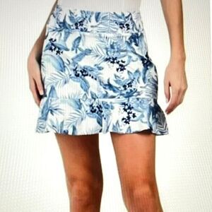 Tommy Bahama Golf Tennis Active Tabu Jungle Ruffle Hem Women's Skort  - Size L